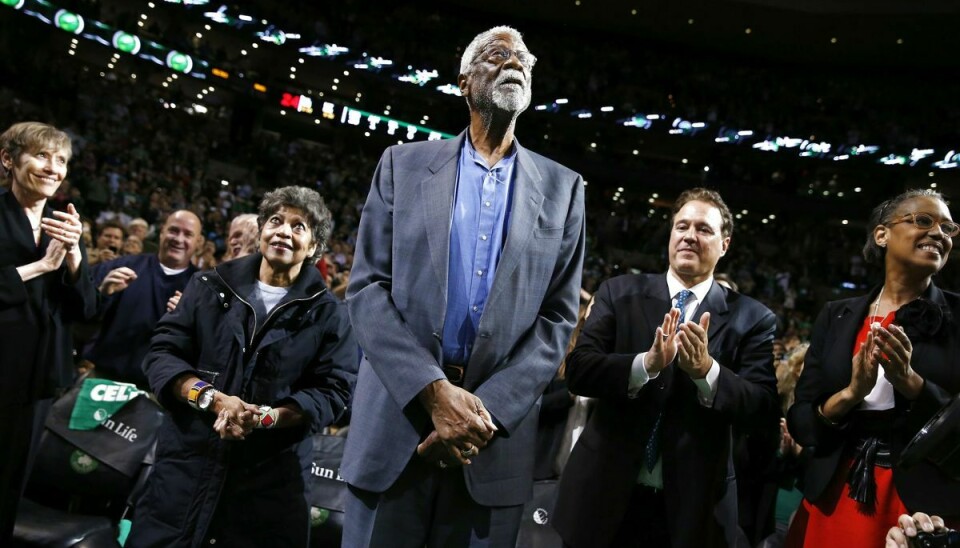 Bill Russell vandt NBA-mesterskabet 11 gange med Boston Celtics. (Arkivfoto)