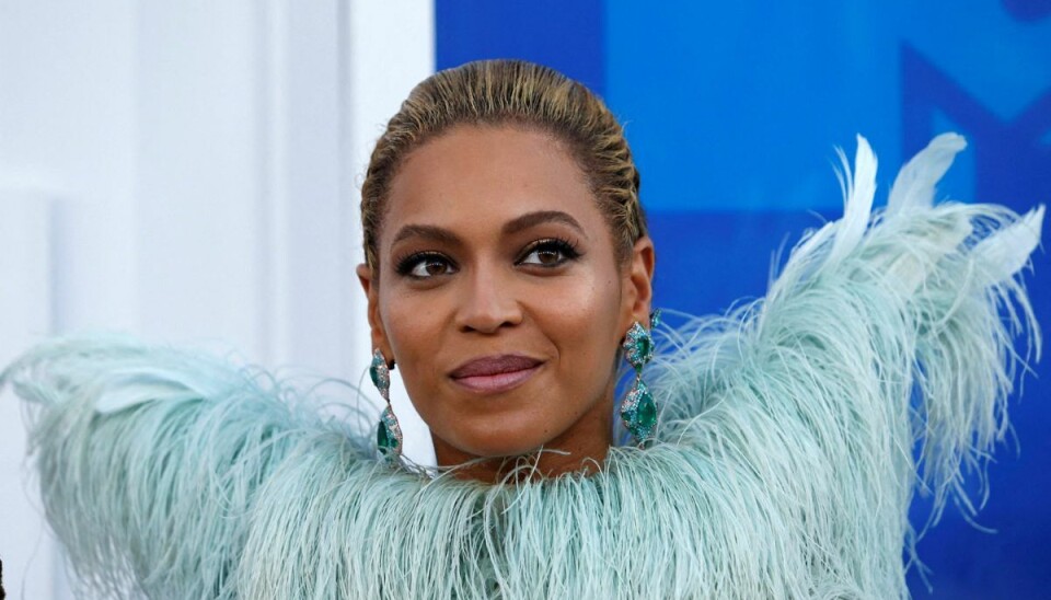 Sangerinden Beyonce ankommer til MTV Video Music Awards i New York 2016. (Arkivfoto)