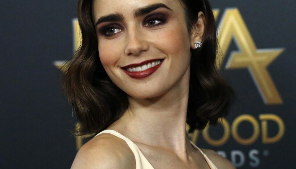 Lily Collins på ferie med gemalen i Rørvig.