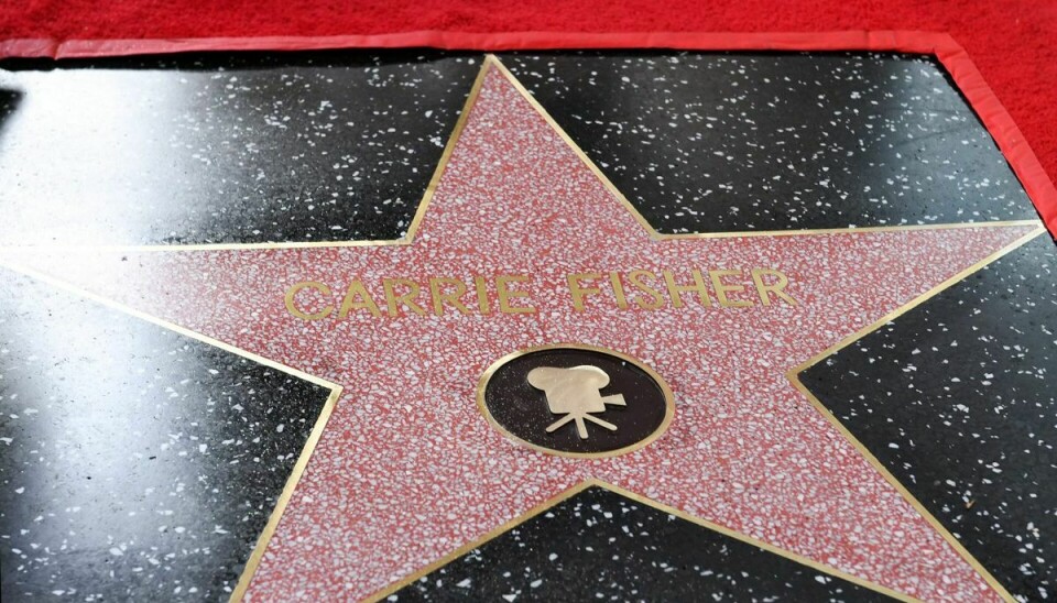 Carrie Fishers Hollywood Walk of Fame-stjerne