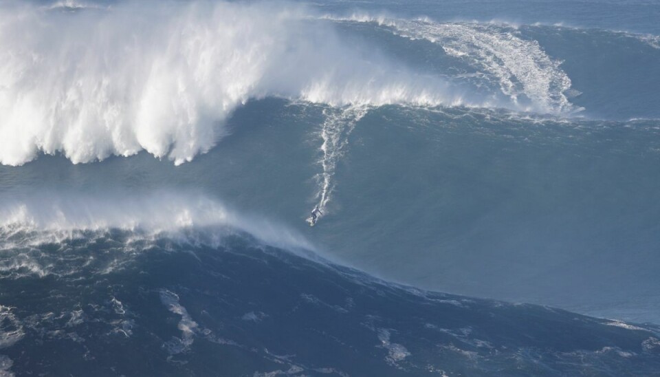 Det var her ved Nazare i Portugal Marcio Freire mistede livet.