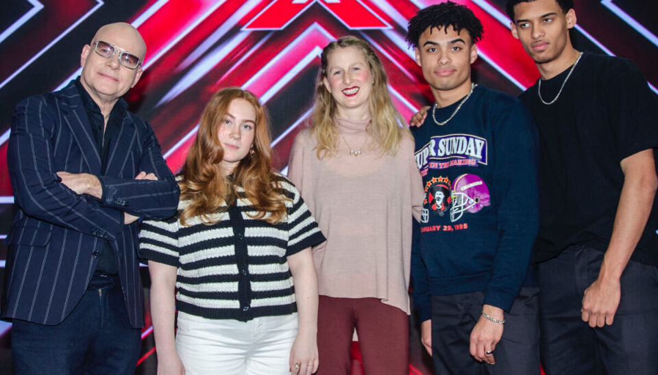 Blachman med sit hold bestående af Clara, Rosita og brødrene David/Samuel Sigala. Blachman med sit hold bestående af Clara, Rosita og brødrene David/Samuel Sigala.