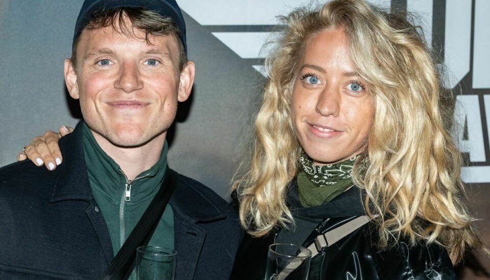 'Den store bagedyst'-vinder Tobias Hamann og hans kæreste Patricia Thyberg.
