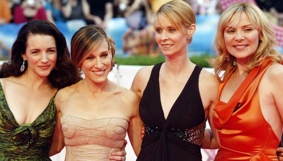 Kim Cattrall, helt til højre, ses her sammen med sine 'Sex in the City'-kolleger, fra venstre mød hjre, Kristin Davis, Sarah Jessica Parker og Cynthia Nixon. Kim Cattrall, helt til højre, ses her sammen med sine 'Sex in the City'-kolleger, fra venstre mød hjre, Kristin Davis, Sarah Jessica Parker og Cynthia Nixon.