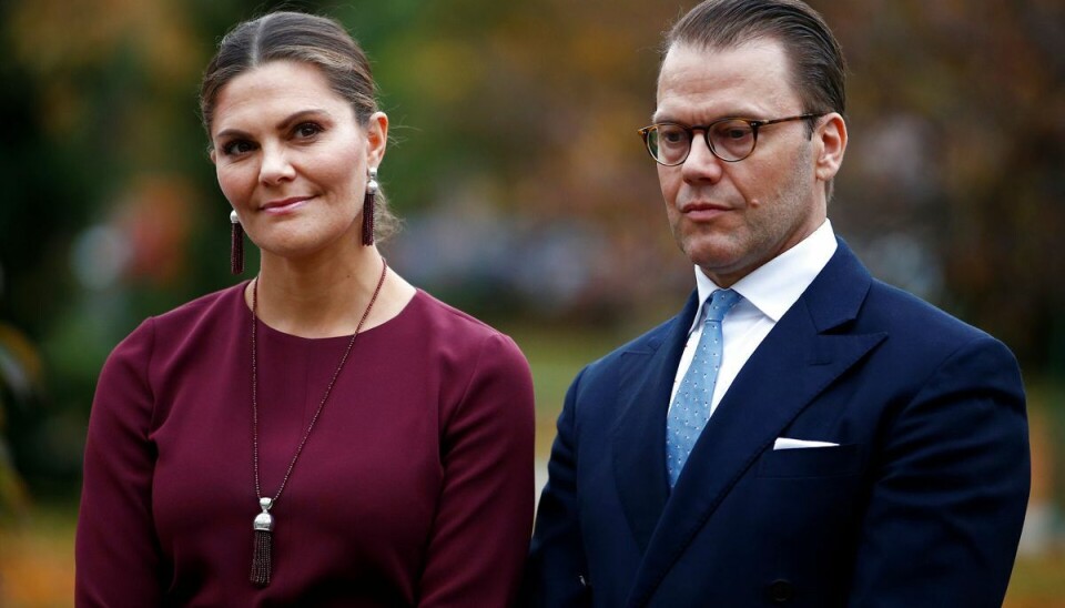 Kronprinsesse Victoria og prins Daniel.