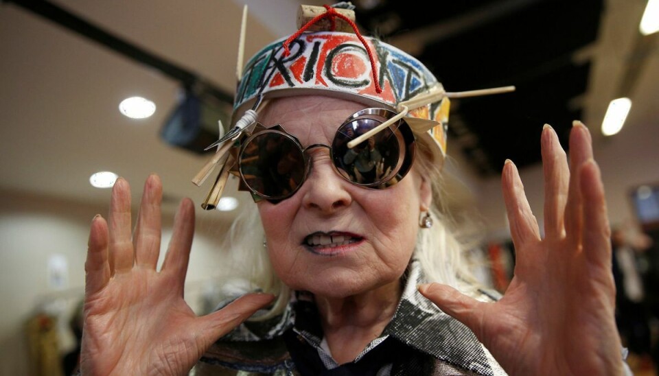 Vivienne Westwood slog igennem som designer i 1970'erne, hvor hun blandt andet blev kendt for sine punkdesigns. (Arkivfoto). Vivienne Westwood slog igennem som designer i 1970'erne, hvor hun blandt andet blev kendt for sine punkdesigns. (Arkivfoto).