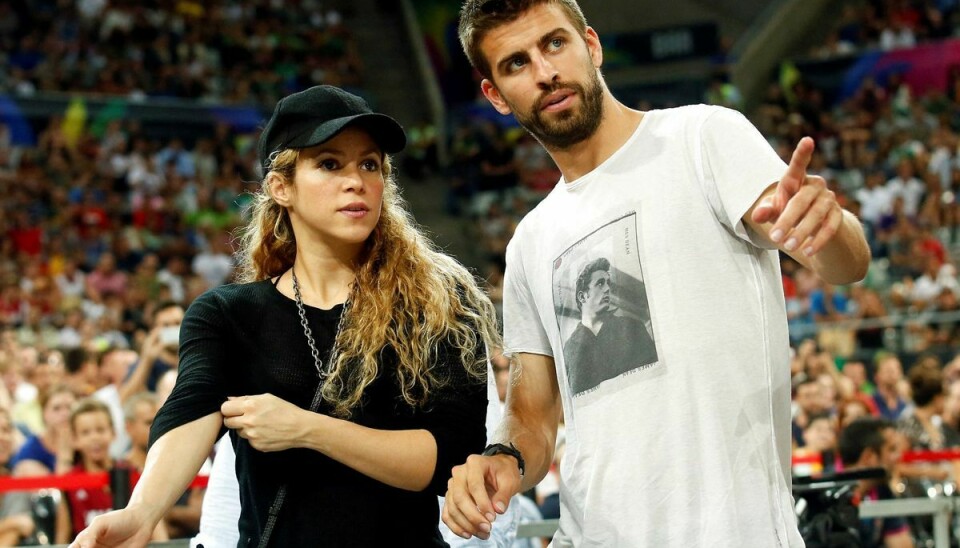 Shakira sammen med ekskæresten Gerard Pique. Nu er de flyttet hver til sit.