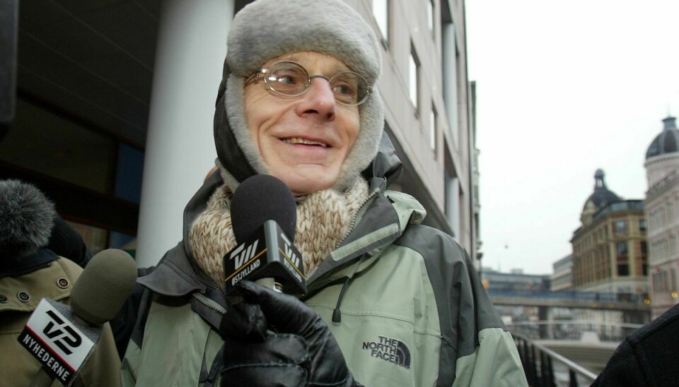 Mogens Amdi Petersen er varetægtsfængslet in absentia sammen med fire andre. Den 83-årige Tvind-bagmand menes at opholde sig i udlandet. (Arkivfoto).