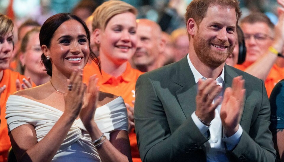 Prins Harry og hertuginde Meghan modtager en fornem pris.