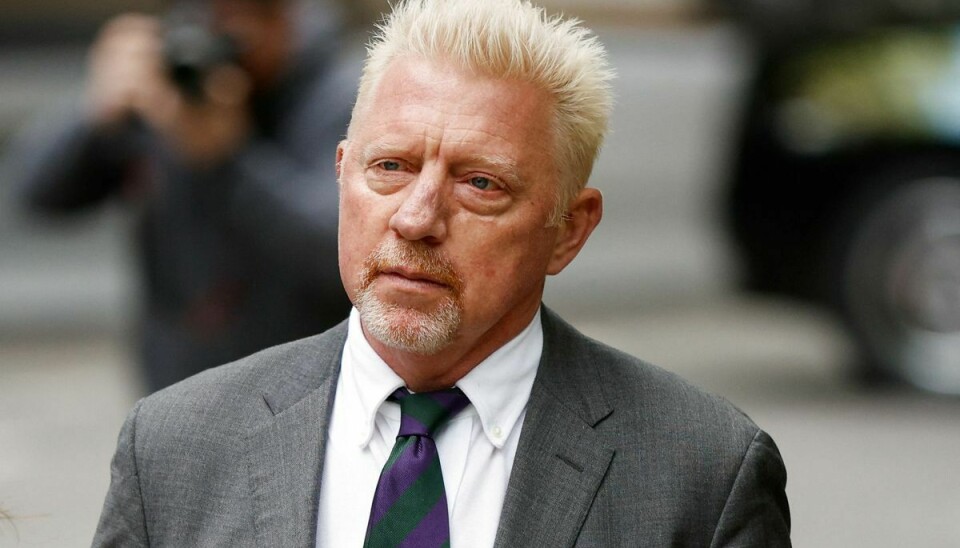 Den tidligere tennisstjerne Boris Becker, der lige nu afsoner to år og seks måneders fængsel for bedrageri.