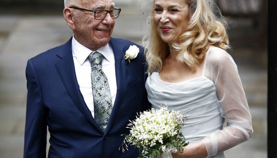 Rupert Murdoch og Jerry Hall skal skilles.