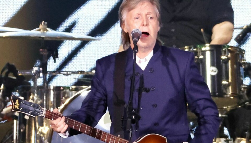 Paul McCartney optræder på sin igangværende 'Got Back'-turne i Inglewood i Californien 13. maj i år. (Arkivfoto).