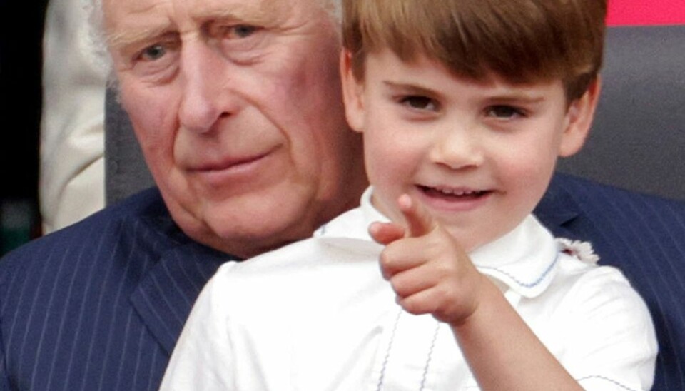 Britain's Prince Louis and Prince Charles attend the Platinum Jubilee Pageant, marking the end of the celebrations for the Platinum Jubilee of Britain's Queen Elizabeth, in London, Britain, June 5, 2022. Chris Jackson/Pool via REUTERS