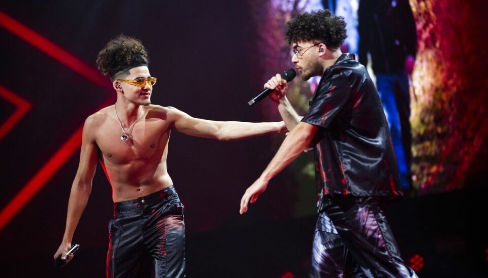 Lorenzo & Charlo ses her i liveshow 2 af X Factor 2022. Lorenzo & Charlo ses her i liveshow 2 af X Factor 2022.