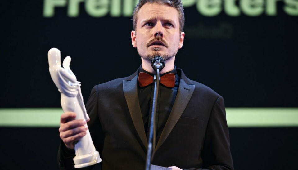 Frelle Petersen modtog 'Bedste Manuskript' for 'Onkel', da Bodilprisen uddeles på Folketeatret lørdag den 29. februar 2020.