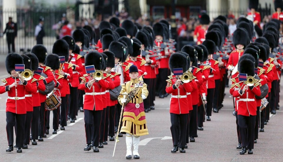Medlemmer af The Royal Guard ude på ruten.