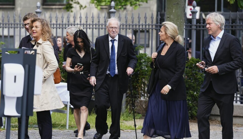 Bisættelsen af Uffe Ellemann-Jensen i Holmens Kirke tirsdag den 28. juni 2022.