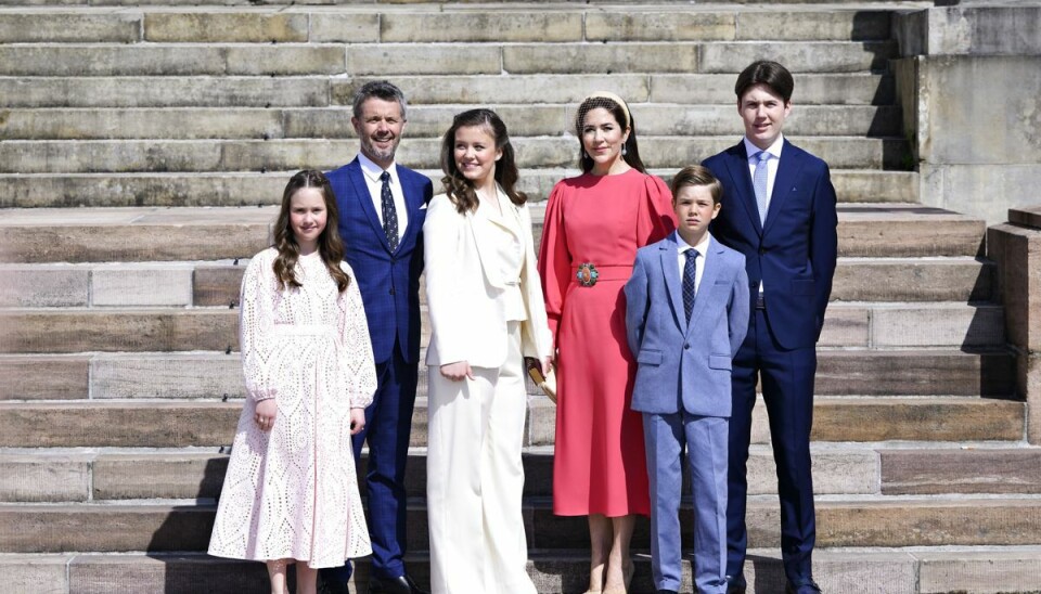 Kronprins Frederik og kronprinsesse Mary har fire børn. Snart bor kun to af dem med familien på Amalienborg. (Arkivfoto).