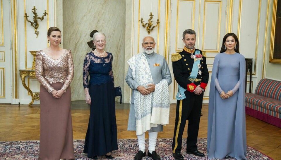 I april var Indiens premiereminister, Narendra Modi, på officielt besøg i Danmark. (Arkivfoto).