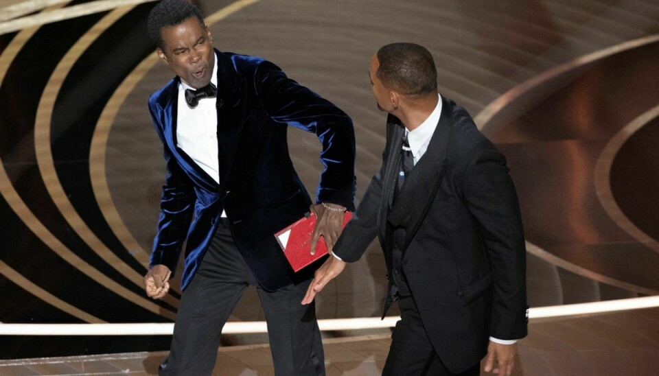 Will Smith slog Chris Rock i ansigtet under dette års Oscar-show.