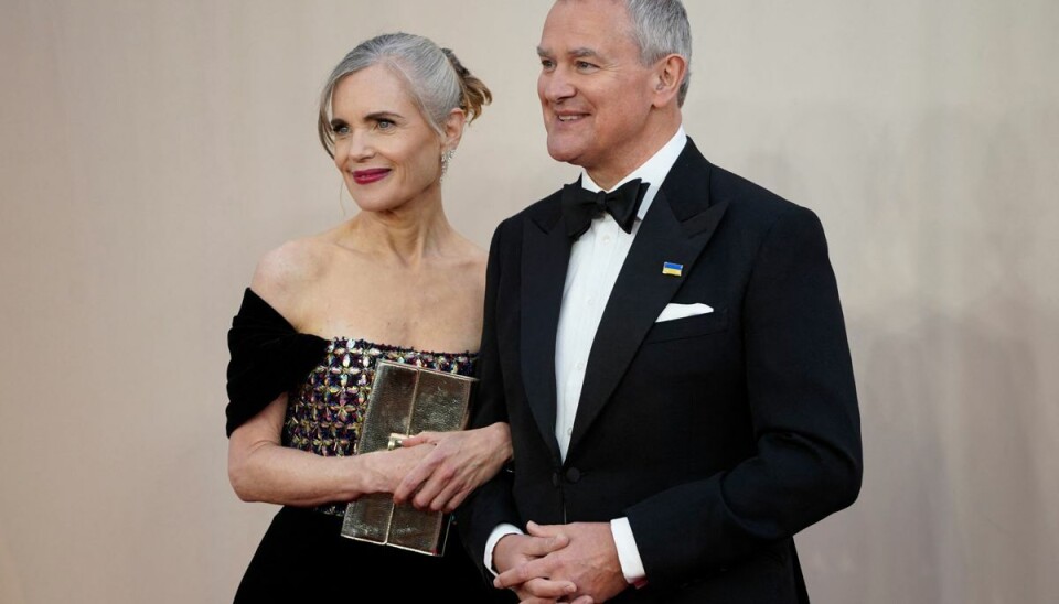 Elizabeth McGovern og Hugh Bonneville, der spiller Lady og Lord Crawley.