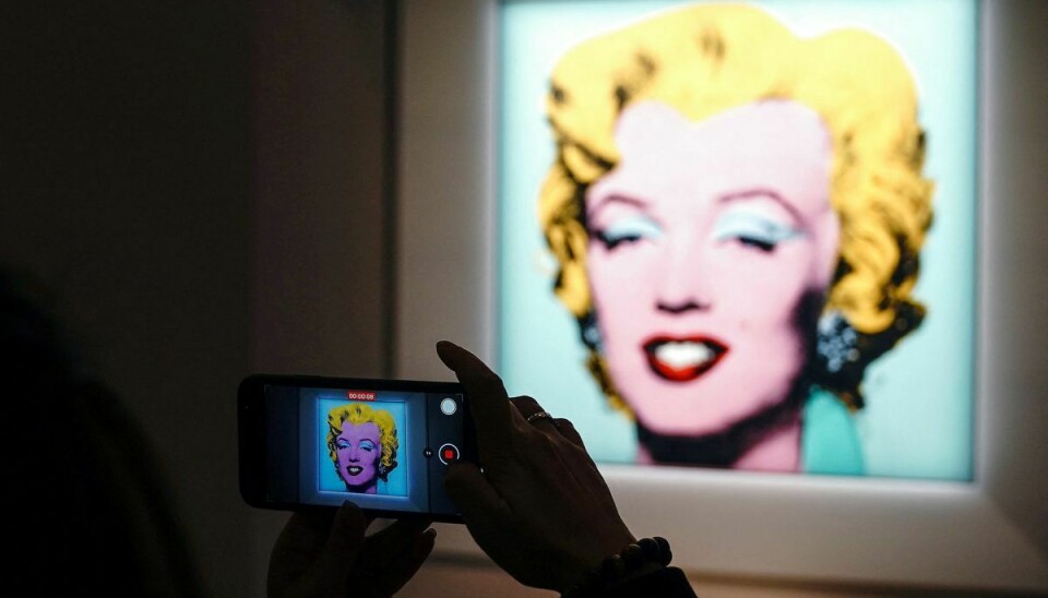 Andy Warhols verdenskendte portræt af Marilyn Monroe er blevet det dyreste auktionssolgte billede fra det 20. århundrede. (Arkivfoto).