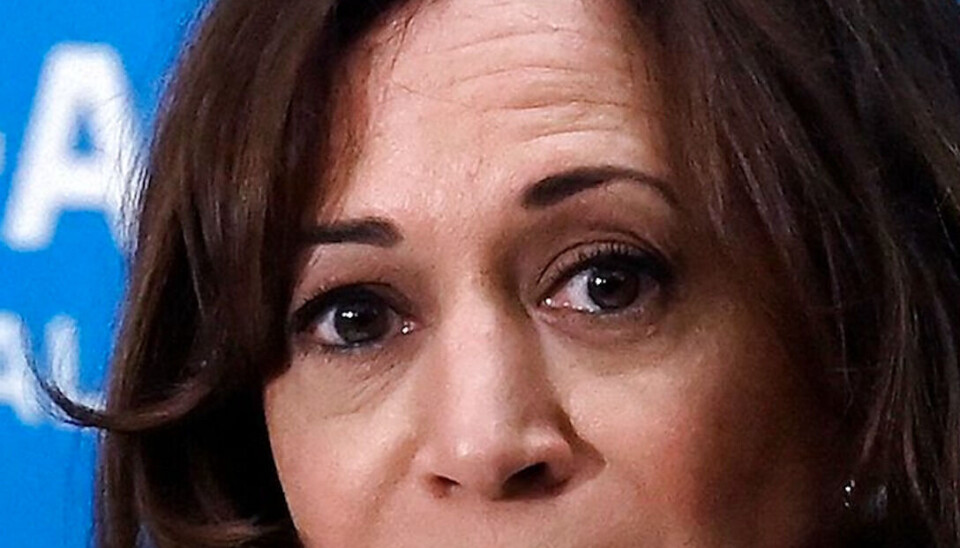 Vicepræsident Kamala Harris. Hun hører til de mindste af flokken. Vicepræsident Kamala Harris. Hun hører til de mindste af flokken.