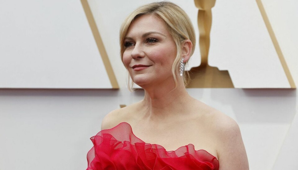 Kirsten Dunst ved årets Oscaruddeling, hvor hun var nomineret i kategorien bedste skuespillerinde for filmen 'The Power of the Dog'.