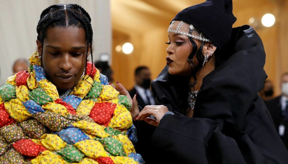 Rihanna og hendes kæreste A$AP Rocky.