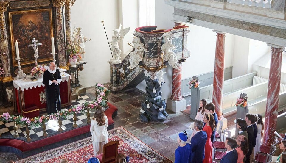 Billede inde fra konfirmationen. Billede inde fra konfirmationen.