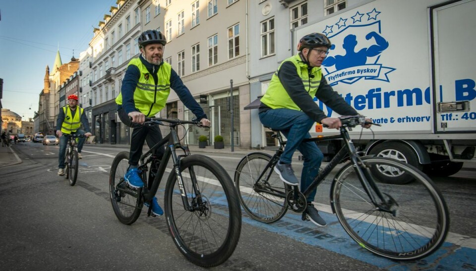 Opmåling af Royal Run-rute i København med Hans Kongelige Højhed Kronprinsen, Peer Jensen, DAF-opmåler, Lars Nissen, Eventchef i Sparta og Malte Strickertsson, eventmanager i Sparta. Opmåling af Royal Run-rute i København med Hans Kongelige Højhed Kronprinsen, Peer Jensen, DAF-opmåler, Lars Nissen, Eventchef i Sparta og Malte Strickertsson, eventmanager i Sparta.
