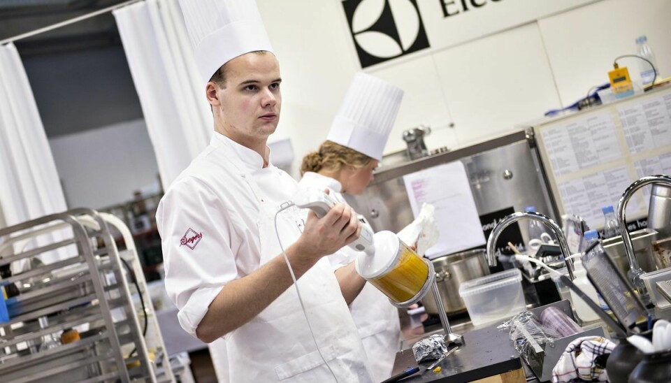 Her deltager Vejle-kokken til Foox Expo i Herning i 2016.