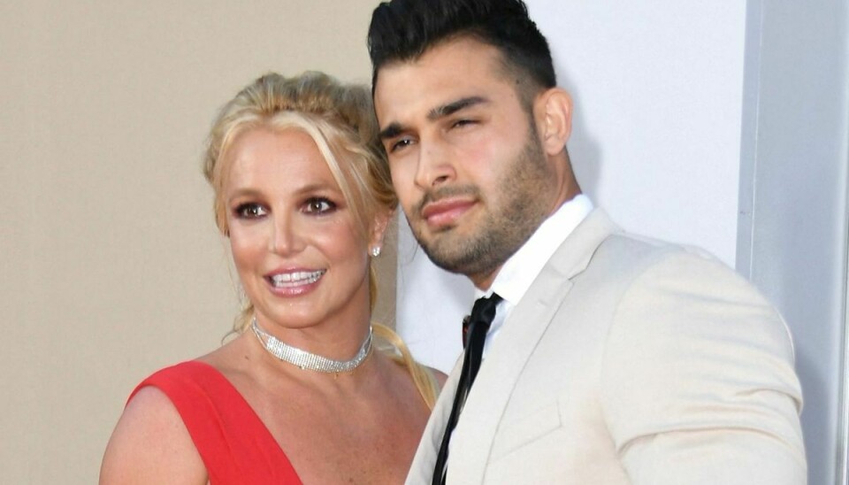 Britney Spears og Sam Asghari annoncerede deres forlovelse i november 2021. Samme år var hun officielt blevet fri af sit værgemål. (Arkivfoto).