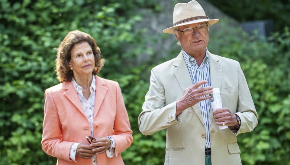 Det svenske kongepar, kong Carl Gustaf og dronning Silvia. Det svenske kongepar, kong Carl Gustaf og dronning Silvia.
