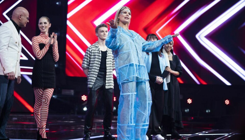 X Factor-liveshow 5 på TV2 i studiet i Brøndby fredag den 25. marts 2022.