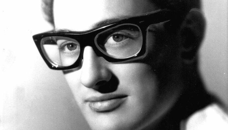 Musikeren Buddy Holly.