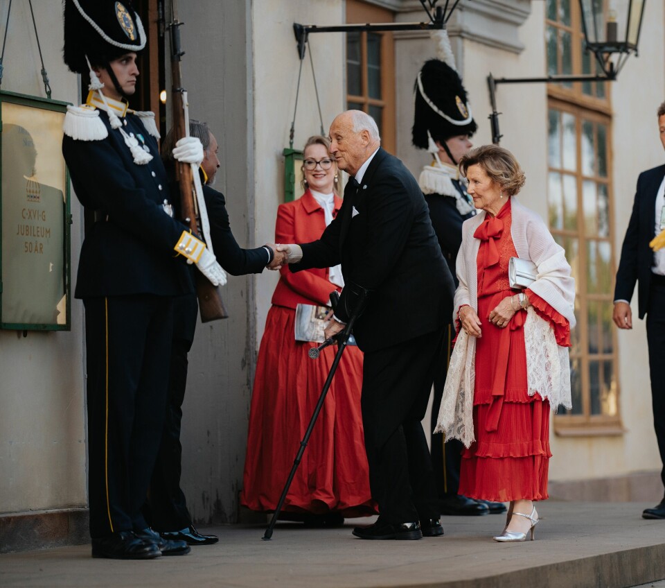 Norske kong Harald og dronning Sonja