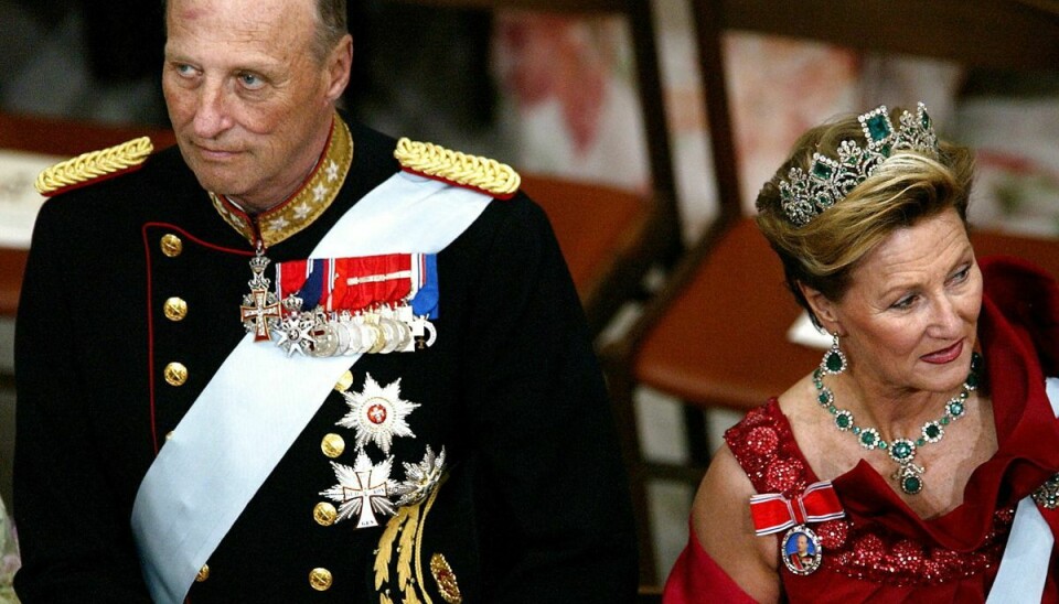 Det norske kongepar kong Harald og dronning Sonja.