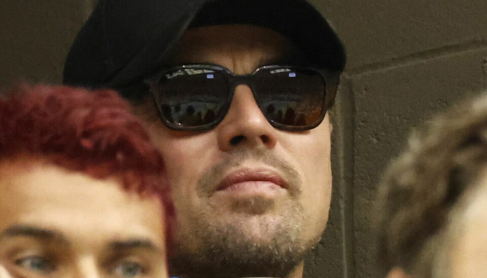 Leonardo DiCaprio var lige hjemme at vende under US Open i tennis.
