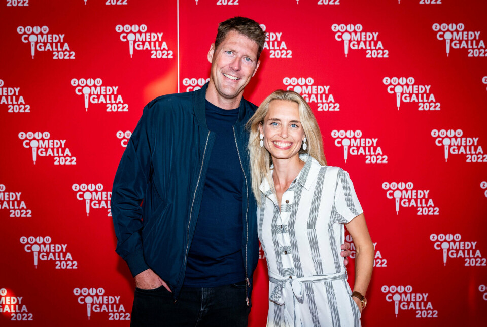 Ellen Nybo med kollegaen Steen Langeberg til det hedengangne Zulu Comedy Galla sidste år. (Arkivfoto).