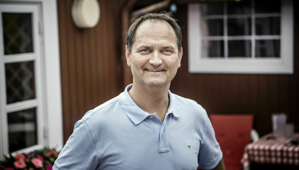 Niels Ellegaard på Dyrehavsbakken.