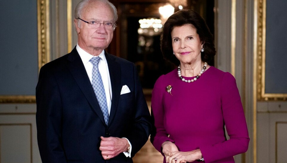 Det svenske kongepar, kong Carl Gustaf og dronning Silvia