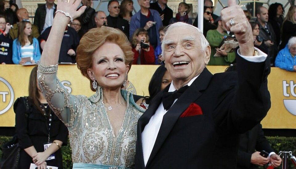 Tova og Ernest Borgnine ses her 'Screen Actors Guild Awards' i Los Angeles i 2011. Tova og Ernest Borgnine ses her 'Screen Actors Guild Awards' i Los Angeles i 2011.