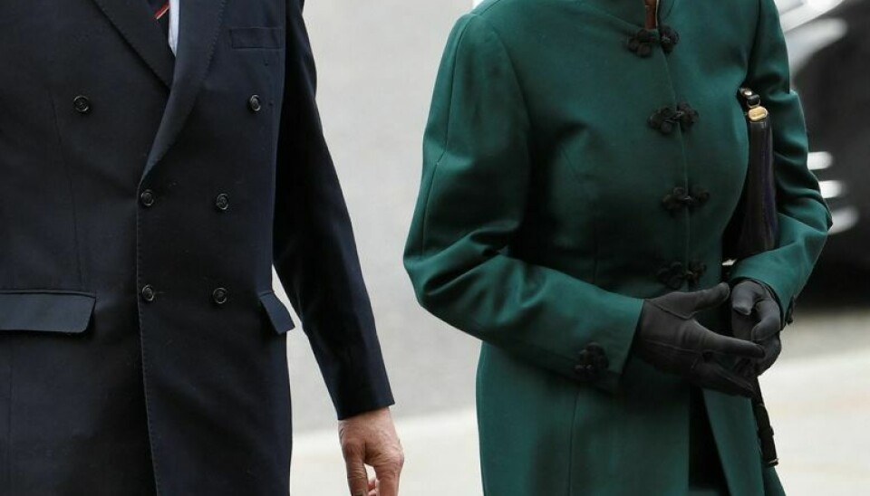 Prinsesse Anne og hendes mand Viceadmiral Tim Laurence.
