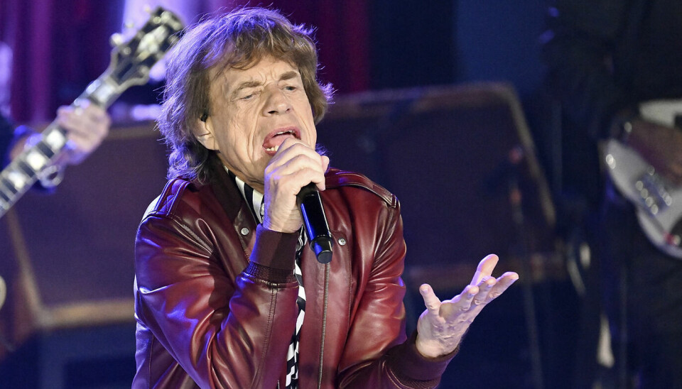 80-årige Mick Jagger ses her ved Rolling Stones' release party i New York den 19. oktober i forbindelse med det nye album.