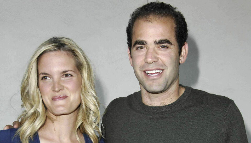 Pete Sampras med hustruen Bridgette.