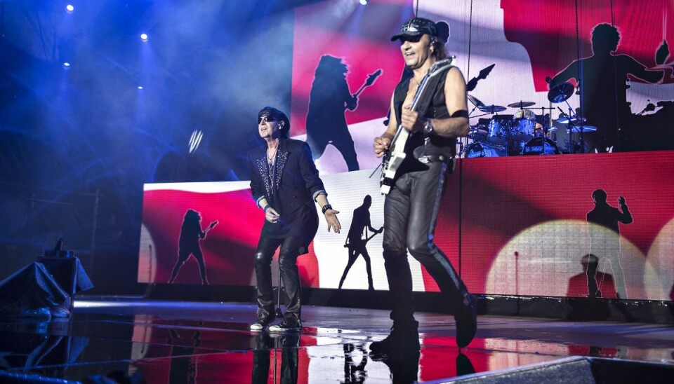 Rock-legender kommer til Danmark Scorpions - her fotografet under 'Copenhell 2016' - kommer til Danmark den 10. juni i år.