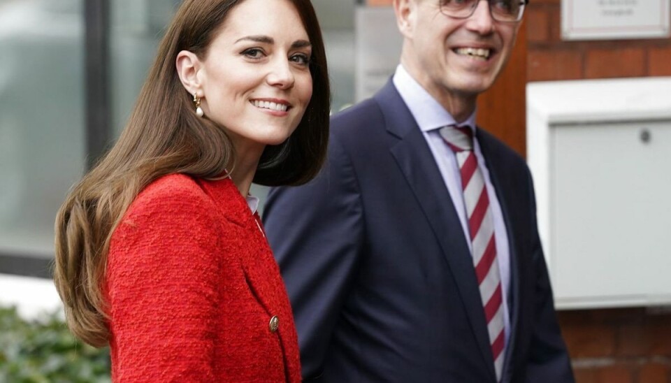 Hertuginden af Cambridge, Catherine, besøger Copenhagen Infant Mental Health Programme, på Københavns Universitet. Her er hun ledsaget af rektor for Københavns Universitet Henrik C. Wegener. Hertuginden af Cambridge, Catherine, besøger Copenhagen Infant Mental Health Programme, på Københavns Universitet. Her er hun ledsaget af rektor for Københavns Universitet Henrik C. Wegener.