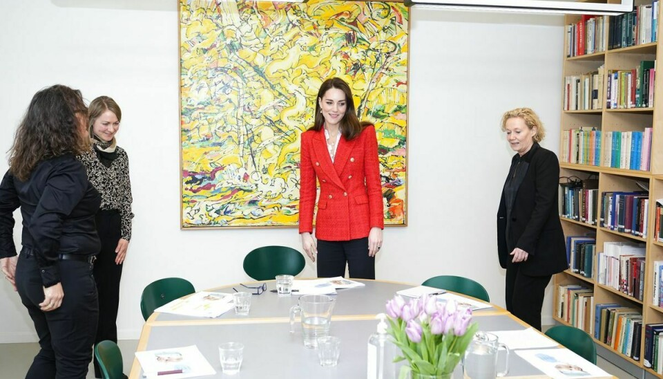 Hertuginden af Cambridge, Catherine, besøger Copenhagen Infant Mental Health Programme, på Københavns Universitet, tirsdag den 22. februar 2022.