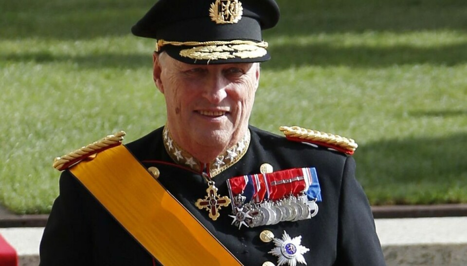 Kong Harald af Norge.